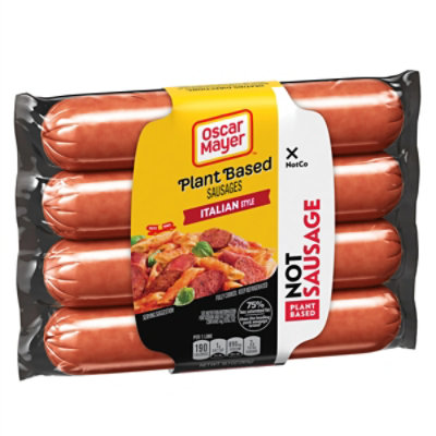 Oscar Mayer Plant Based Hot Dogs Italian Style - 10.7 Oz - Image 3