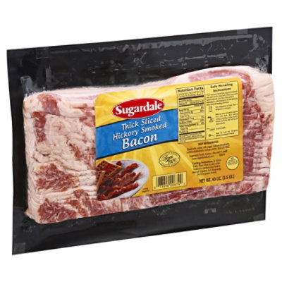 Sugardale Thick Sliced Hickory Smoked Bacon - 40 Oz - Image 1