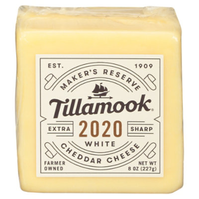 Tillamook Cheese Xsharp Makers Reserve 2020hite Cheddar Chunk - 8 Oz - Image 3