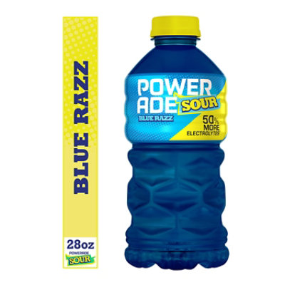 Powerade Sour Blue Razz - 28 Fl.Oz. - Image 1