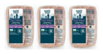 Farmer Focus Free Range Boneless Skinless Chicken Thighs - LB - Image 1