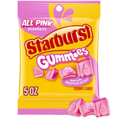 Starburst Gummies All Pink Peg Pack 5 Ounce Per Bag - 5 Oz - Image 1