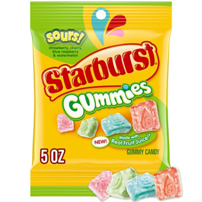 Starburst Gummies Sours Peg Pack 5 Ounces Per Bag - 5 Oz