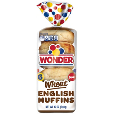 Wonder Wheat English Muffins - 12 Oz - Image 1