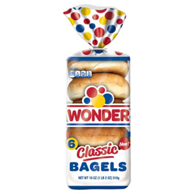 Wonder Plain Bagel - 18 Oz - Image 3