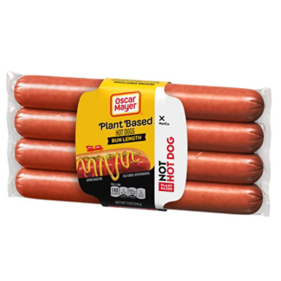 Oscar Mayer Plant Based Hot Dogs Bun Lenght - 7.5 Oz - Image 4