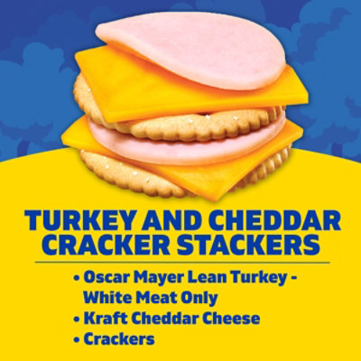 Lunchables Turkey and Cheddar Cracker Stackers Value Pack Snack Kit - 1.9 Oz - Image 2