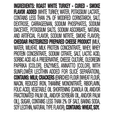 Lunchables Turkey and Cheddar Cracker Stackers Value Pack Snack Kit - 1.9 Oz - Image 4