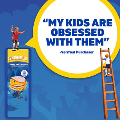 Lunchables Turkey and Cheddar Cracker Stackers Value Pack Snack Kit - 1.9 Oz - Image 5