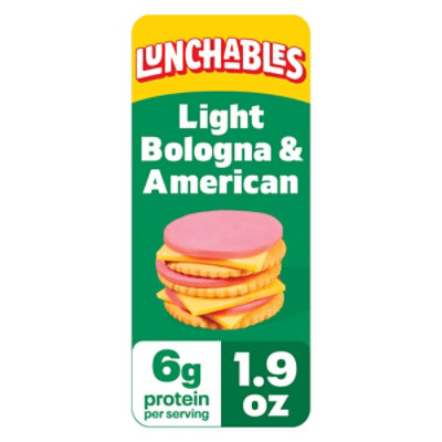 Lunchables Light Bologna and American Cracker Stackers Snack Kit