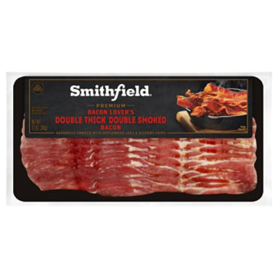 Smithfield Double Thick Double Smoked Bacon - 12 Oz - Image 3