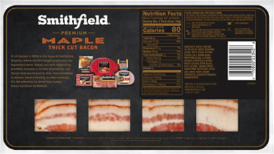 Smithfield Smoked Bacon Maple Hickory - 12 Oz - Image 6