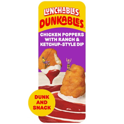 Oscar Mayer Lunchables Dunkables Chicken Poppers With Ranch And Ketchup-style Dip - 2.9 Oz - Image 2