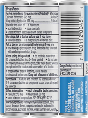 Rolaids Extra Strength Extra Strength Multi-symptom Stomach Chewable Tablet Mint - 30 Count - Image 4
