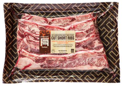 Beef Short Ribs Fresh Grass Fed - 16 Oz - Image 1