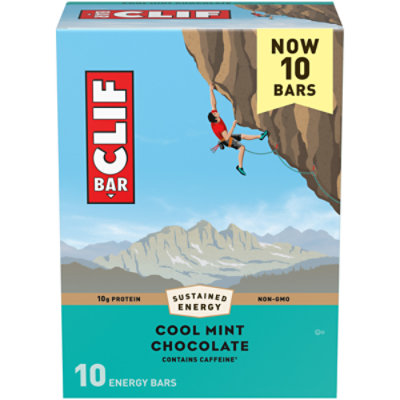 Clif 10 Pack Cool Mint Chocolate - 2.4 Oz - Image 1