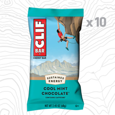 Clif 10 Pack Cool Mint Chocolate - 2.4 Oz - Image 2