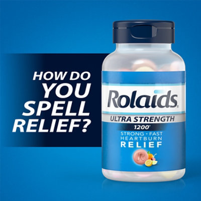 Rolaids Ultra Strength Ultra Strength Multi-symptom Stomach Chewable Tablet Assorted Fruit - 72 Count - Image 2