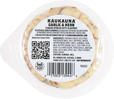 Kaukauna Garlic And Herb Cheese Spread With Almonds - 6 Oz - Image 5