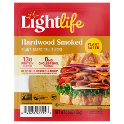 Lightlife Deli Slices Hardwood Smoked Plant Based - 5.5 Oz - Image 3