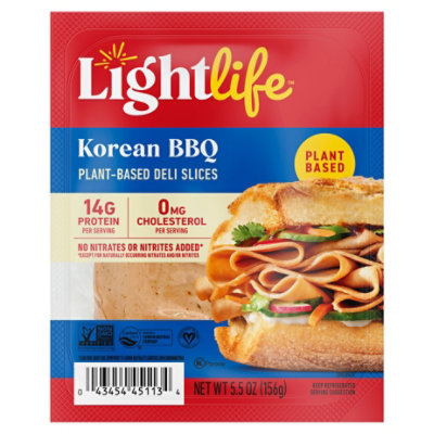 Lightlife Deli Slices Korean Bbq Plant Based - 5.5 Oz - Image 3