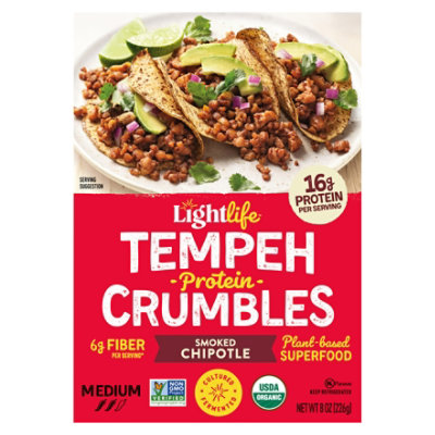 Lightlife Tempeh Crumbles Smoked Chipotle - 8 Oz - Image 3