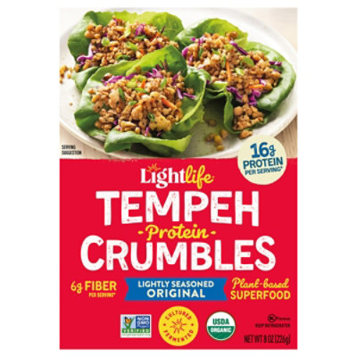 Lightlife Tempeh Crumbles Originalcrumbles - 8 Oz - Image 3