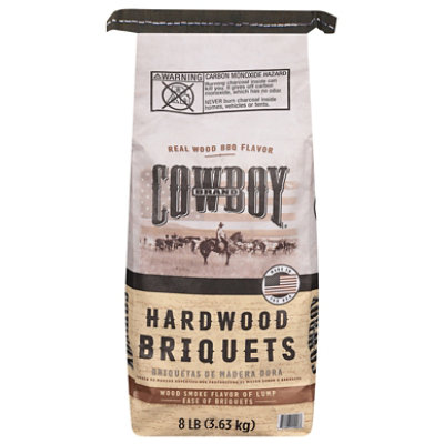 Cowboy 4 X 8 Lb Hardwood Briquet Bl - 8 Lb - Image 2