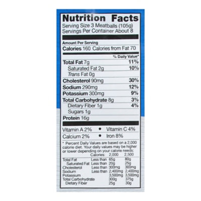 Bell & Evans Chicken Meatballs - 30 Oz - Image 3