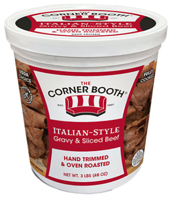 Corner Booth Italian Beef - 48 Oz - Image 1