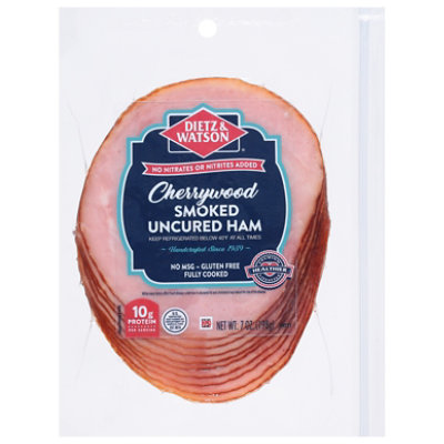 Dietz And Watson Uncured Smoked Cherrywood Ham - 7 Oz - Image 3