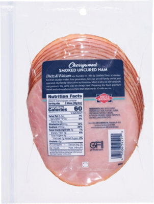 Dietz And Watson Uncured Smoked Cherrywood Ham - 7 Oz - Image 6