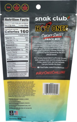 Snak Club Hot Ones Smoky Sweet Snack Mix - 4.5 Oz - Image 6