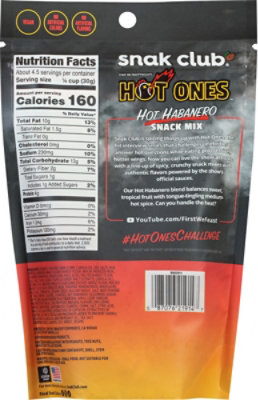 Snak Club Hot Ones Habanero Snack Mix - 4.5 Oz - Image 6