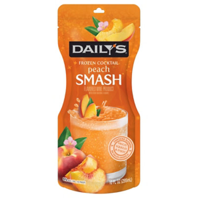 Daily's PEachch Smash FrOzen Cocktail Pouch Wine - 10 Fl.Oz. - Image 3