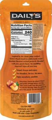 Daily's PEachch Smash FrOzen Cocktail Pouch Wine - 10 Fl.Oz. - Image 6