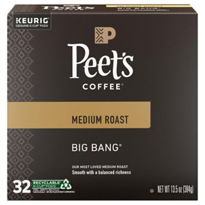 Peet's Coffee Big Bang Medium Roast K-cup Coffee Pods Carton - 32 Count - Image 3