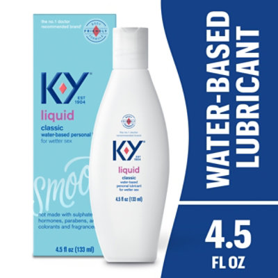 K-Y Liquid Water Based Lubricant - 4.5 Fl. Oz. - Image 2