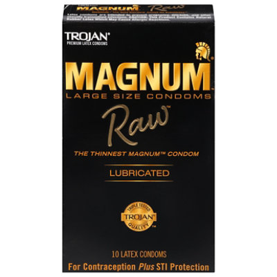 Trojan Magnum Raw - 10 Count - Image 1