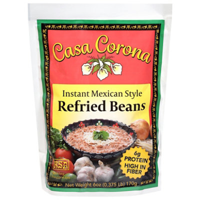 Casa Corona Refried Beans Instant - 6 Oz - Image 2