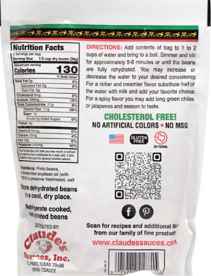 Casa Corona Refried Beans Instant - 6 Oz - Image 5