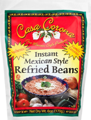 Casa Corona Refried Beans Instant - 6 Oz - Image 2