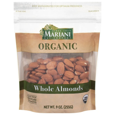 Mariani Organic Whole Almonds - 9 Oz - Image 3