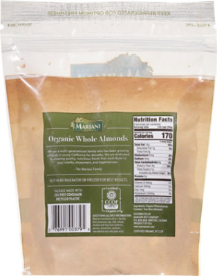 Mariani Organic Whole Almonds - 9 Oz - Image 6