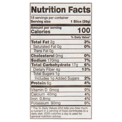 One Mighty Mill Bread 100% Whole Wheat Powergrain - 24.5 Oz - Image 3