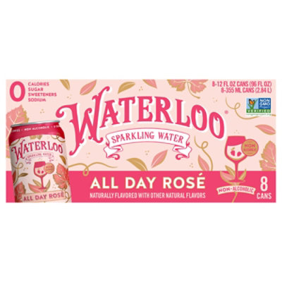 Waterloo All Day Rose 8 Pack - 12 Fl. Oz. - Image 3