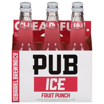 10 Barrel Pub Ice Fruit Punch 6-12 Fl Oz Bottles - 6-12 FZ - Image 2