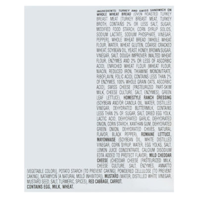 ReadyMeals Turkey & Swiss Sandwich With Garden Salad - 6.4 Oz - Image 5