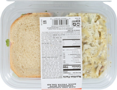 ReadyMeals Ham & Cheddar With Basil Pasta Sandwich - 8.8 Oz - Image 6