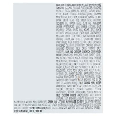 ReadyMeals Ham & Cheddar With Basil Pasta Sandwich - 8.8 Oz - Image 5